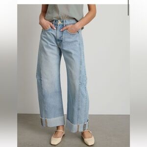 B Sides Relaxed Cuffed Lasso Jean Jac Wash